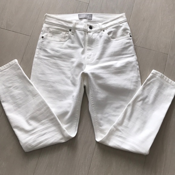 🌊Everlane High Rise White Skinny Ankle Jeans🌊 - Picture 2 of 8